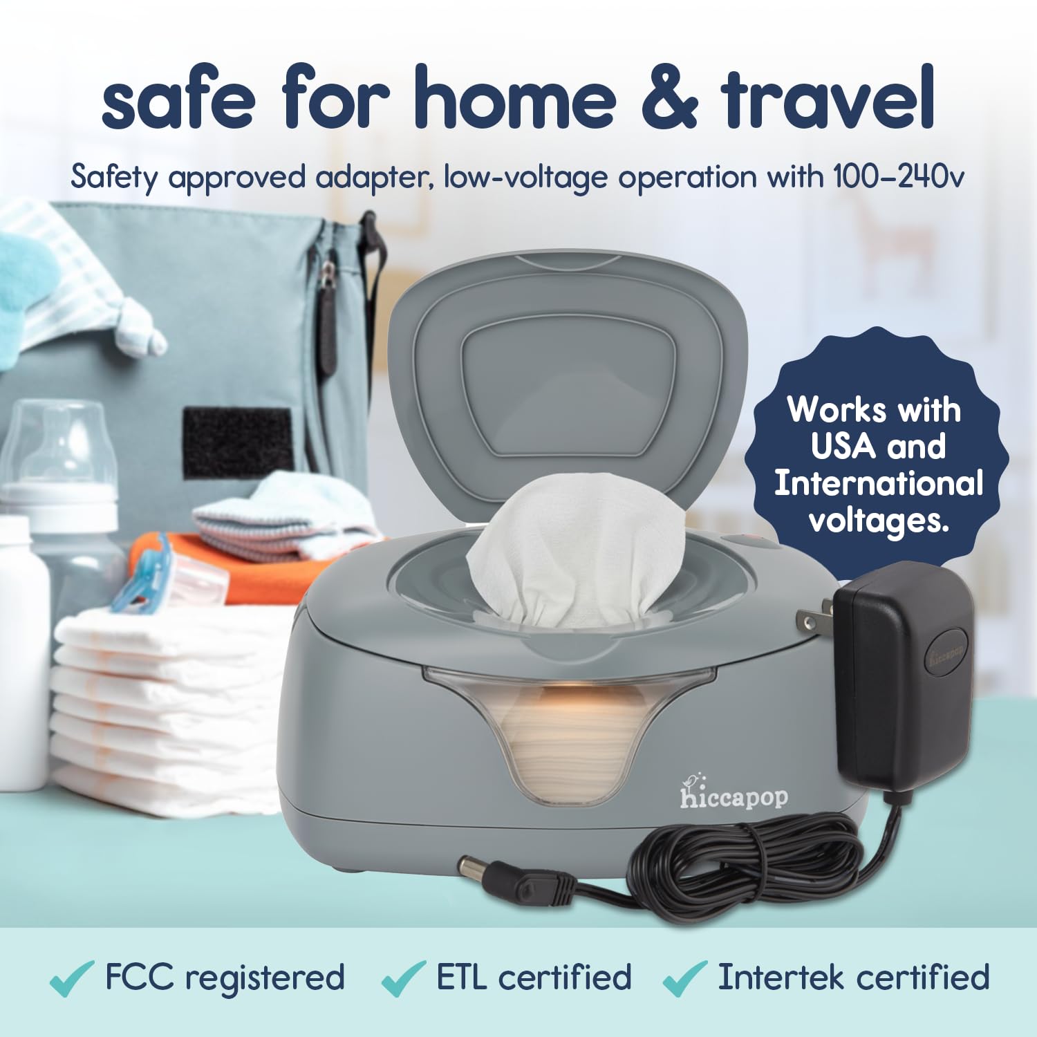 hiccapop wipe warmer gift-box presentation makes a thoughtful baby-shower gift