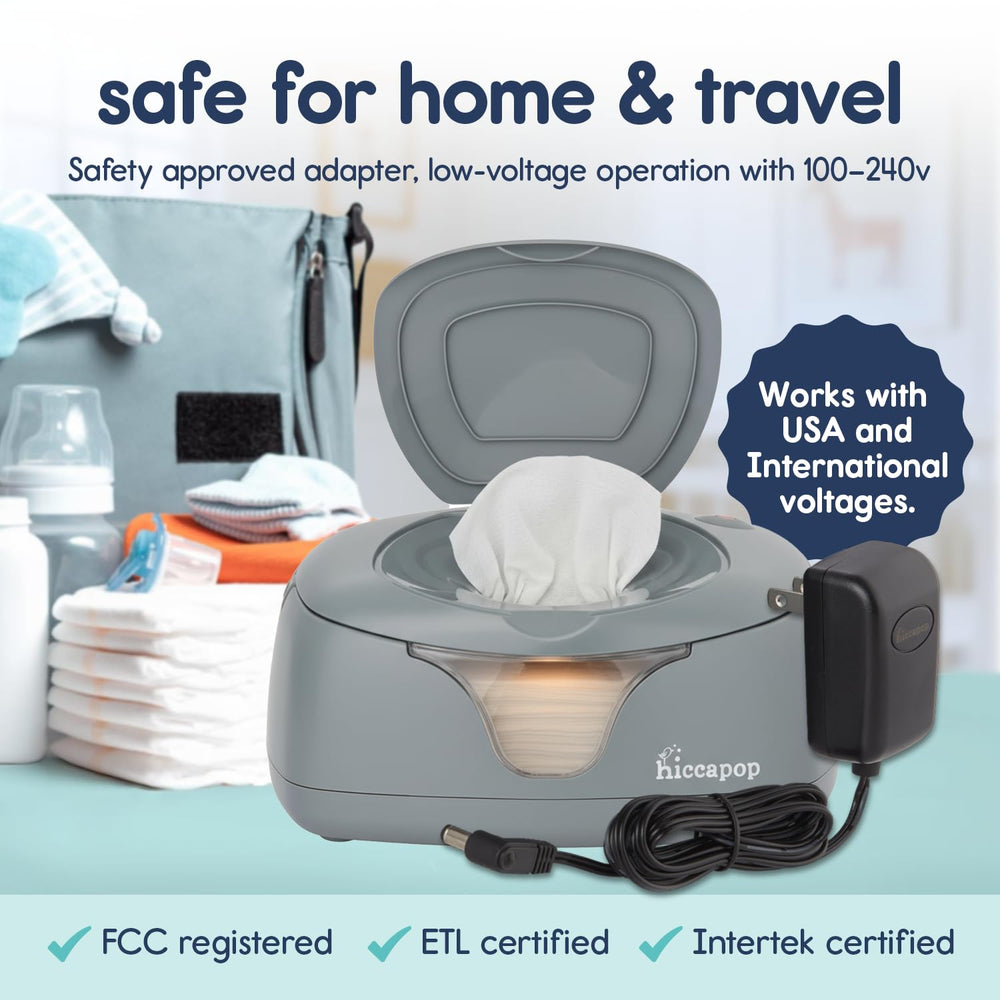 hiccapop wipe warmer gift-box presentation makes a thoughtful baby-shower gift