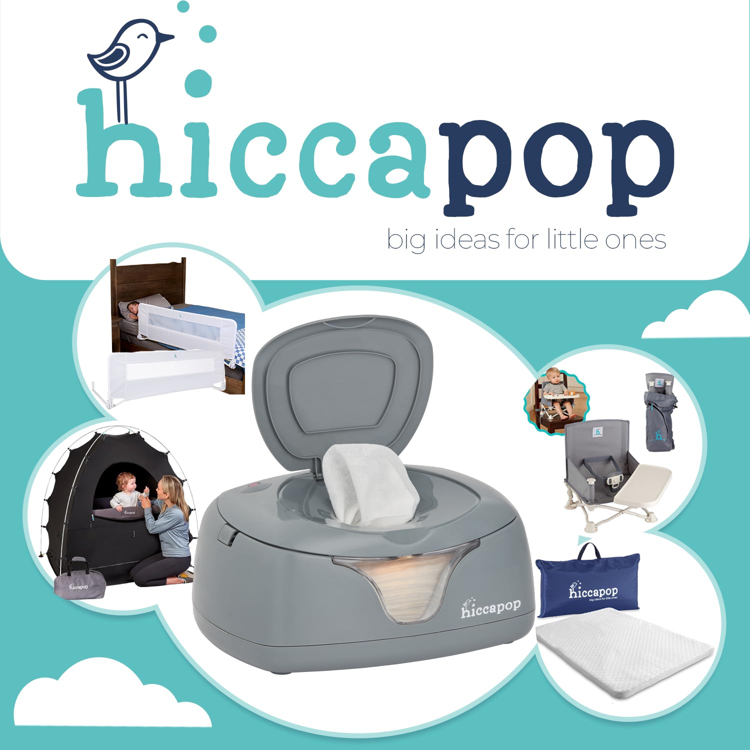 hiccapop wipe warmer low-voltage adapter enhances safety at night