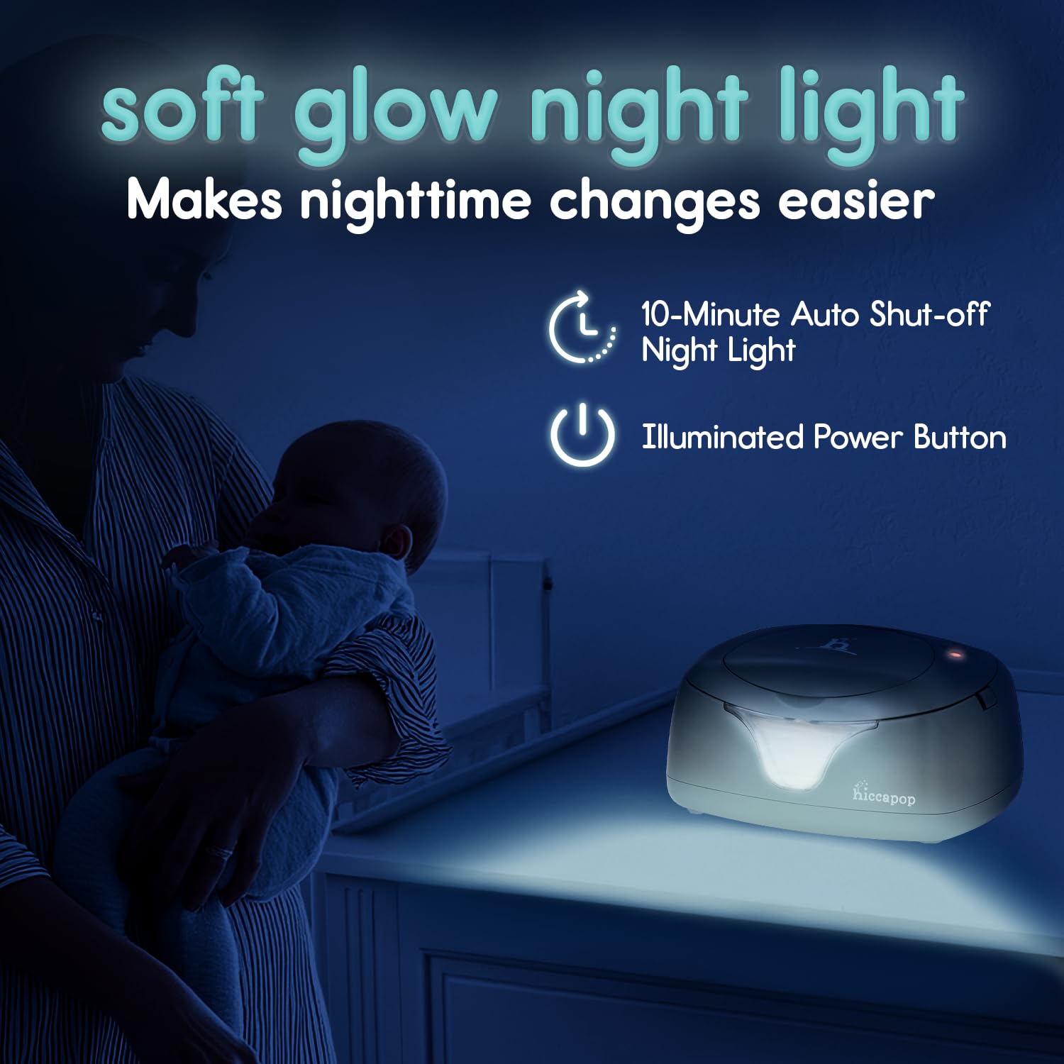 hiccapop wipe warmer viewing-lens helps track wipes left for fewer mid-change trips