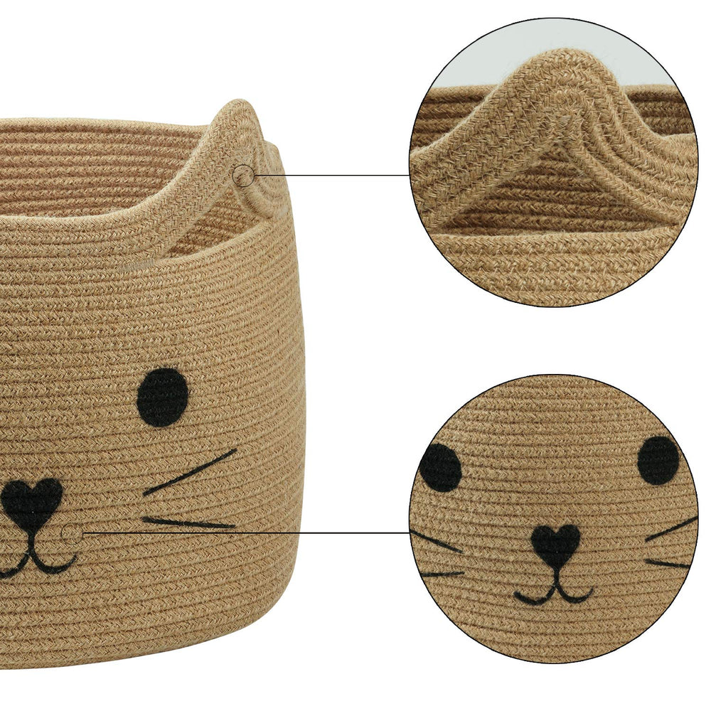 HiChen jute rope material closeup highlighting natural durable storage