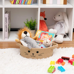 HiChen soft rope woven basket offers gentle storage for kids' items.