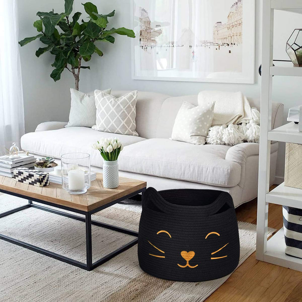 HiChen storage basket for toys helps keep playrooms tidy.
