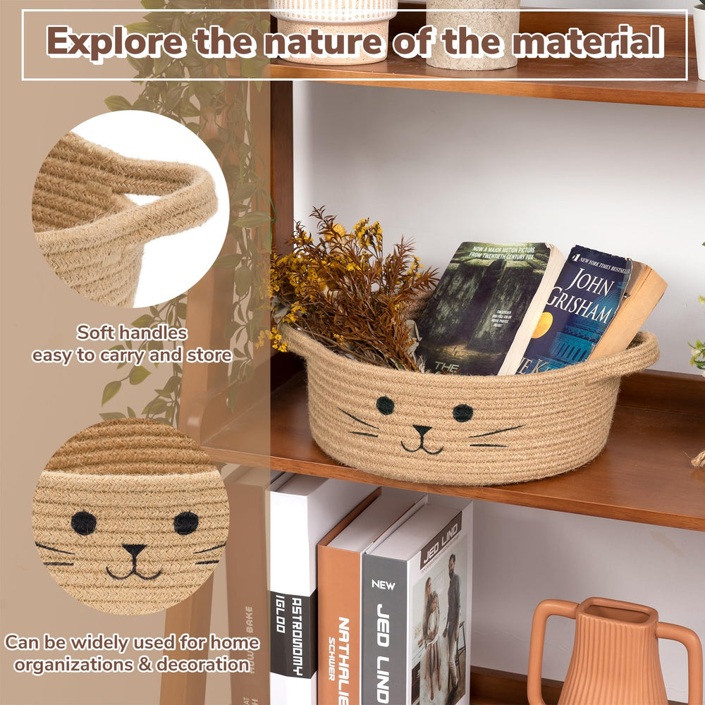 HiChen basket features two-side handles for easy transport.