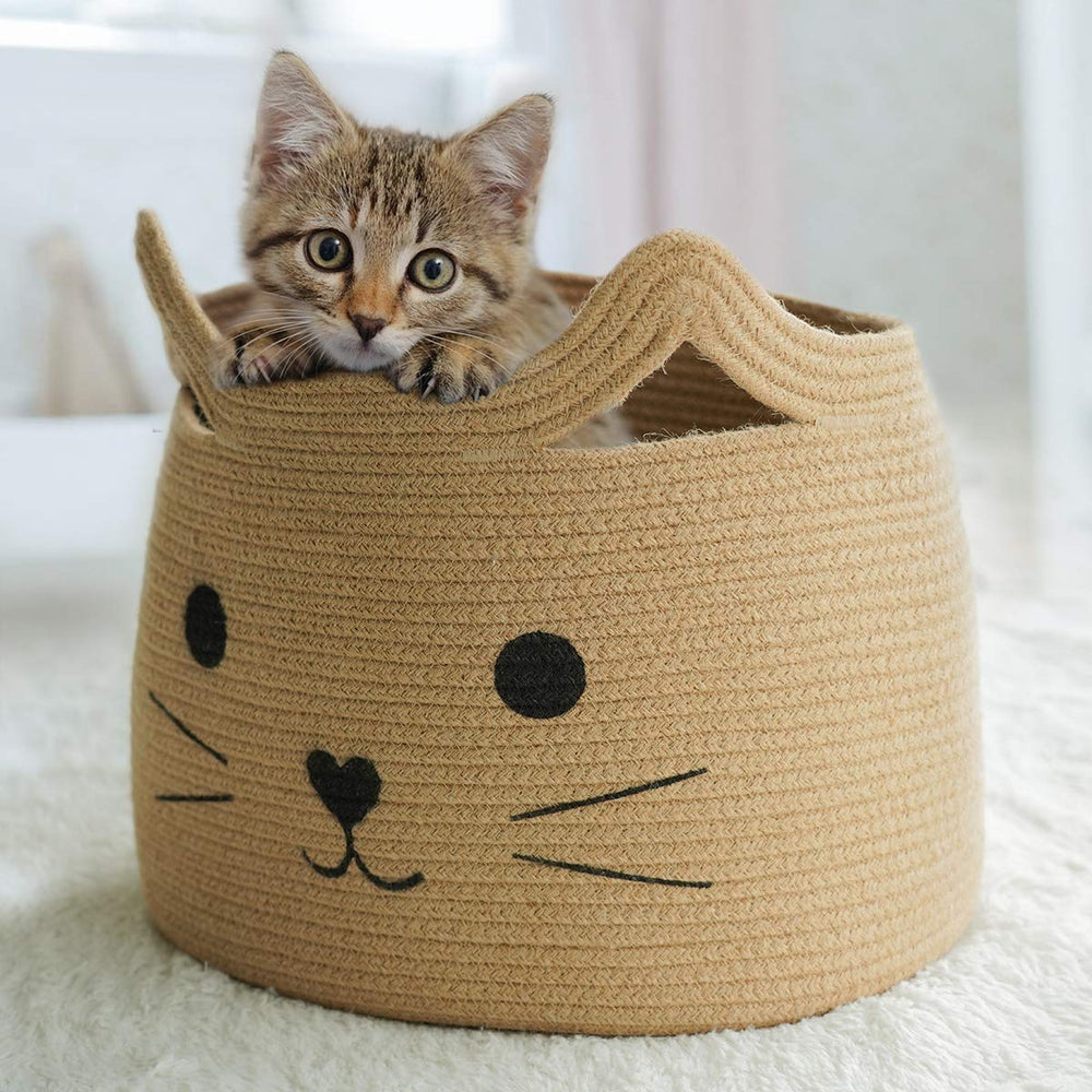 HiChen washable rope basket demonstrates easy cleansing