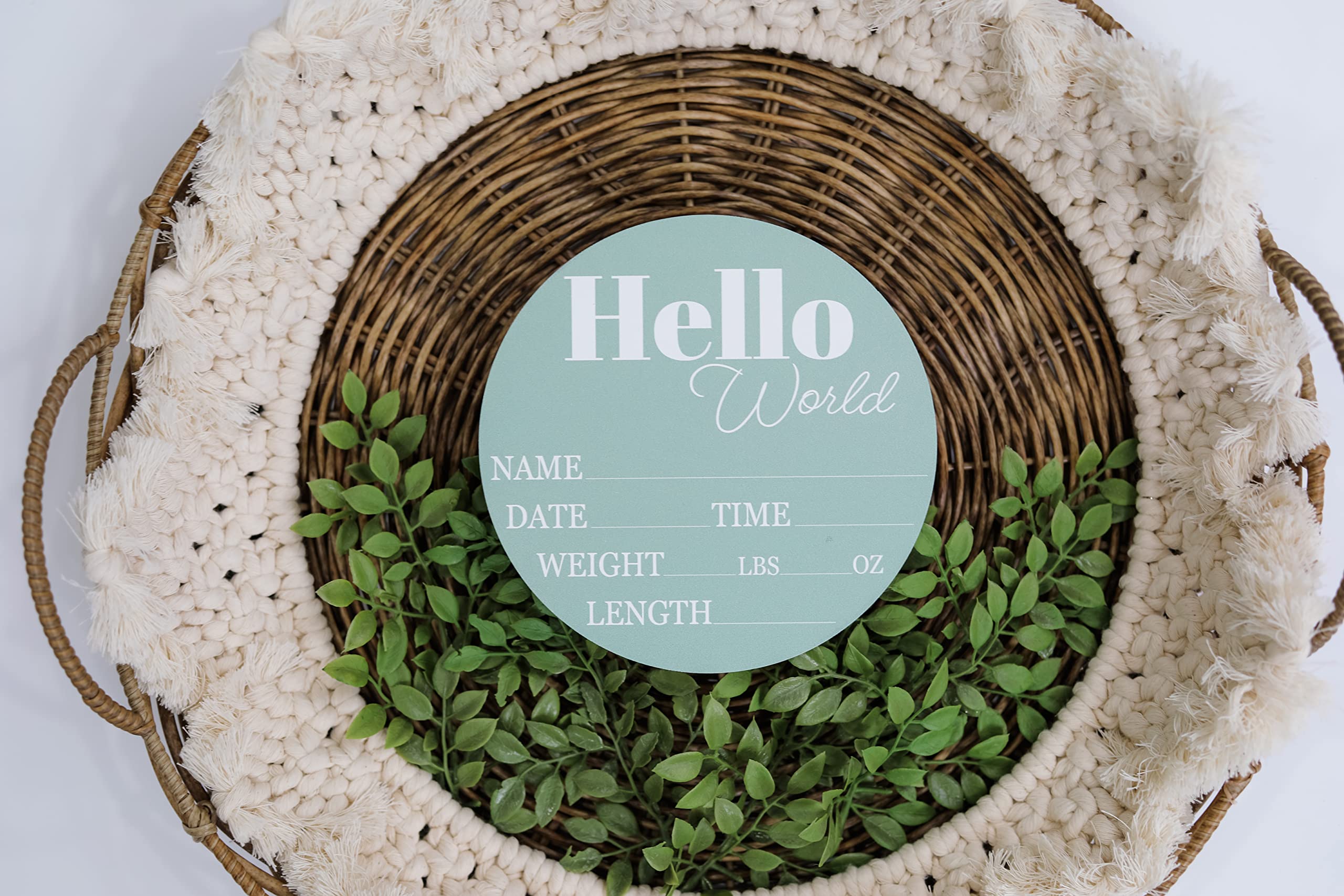 Hickory Hollow Designs handmade craftsmanship from Lancaster PA baby sign gift ready