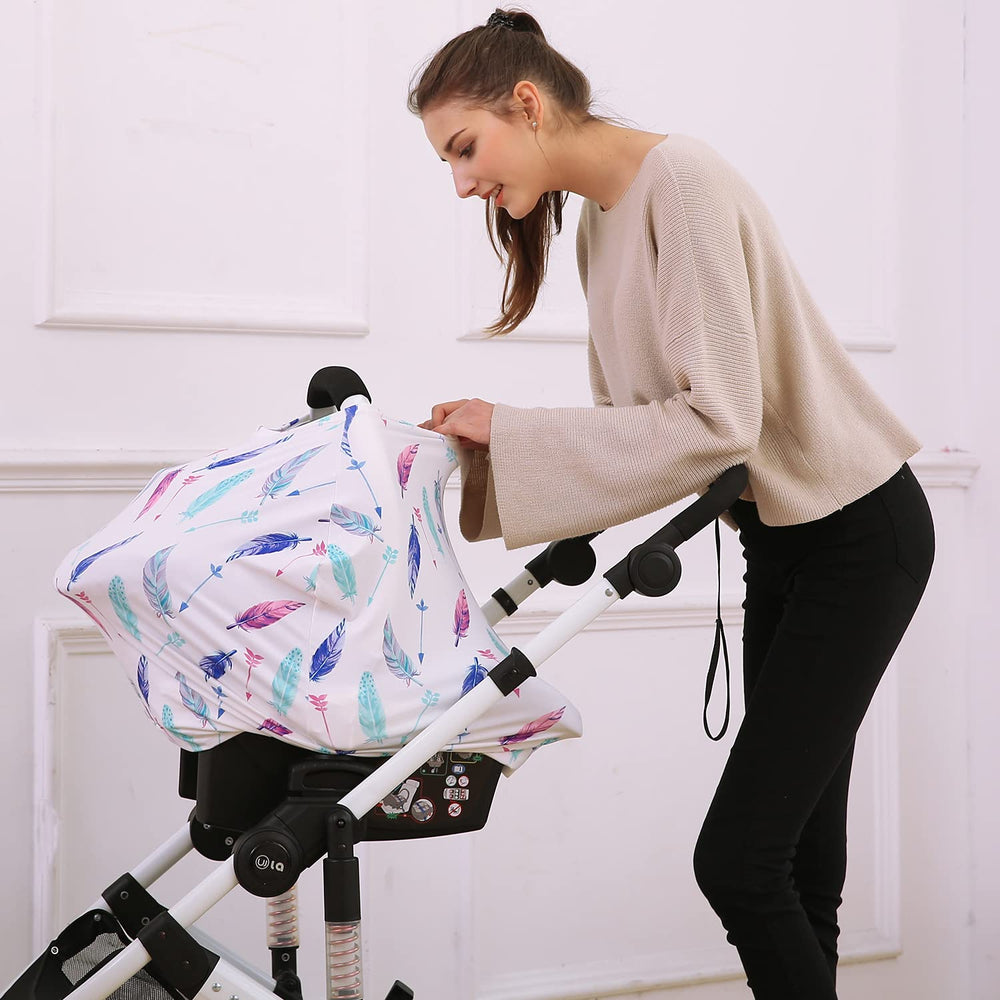 Hicoco breastfeeding cover creates a private, breathable feeding space.