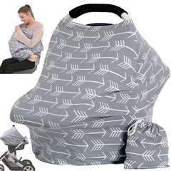 Hicoco car seat canopy nursing window for easy visibility while feeding
