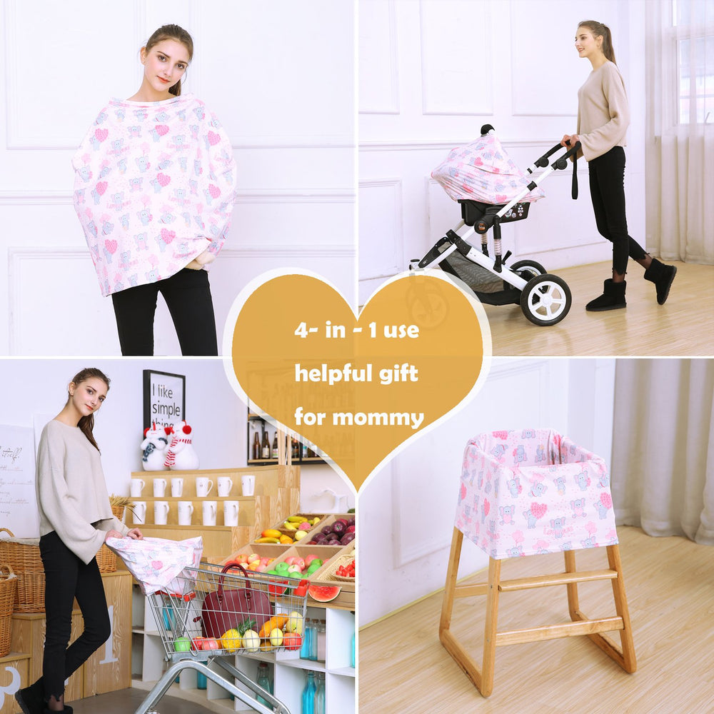 Hicoco multipurpose-use cover works as canopy, cart cover, and more.