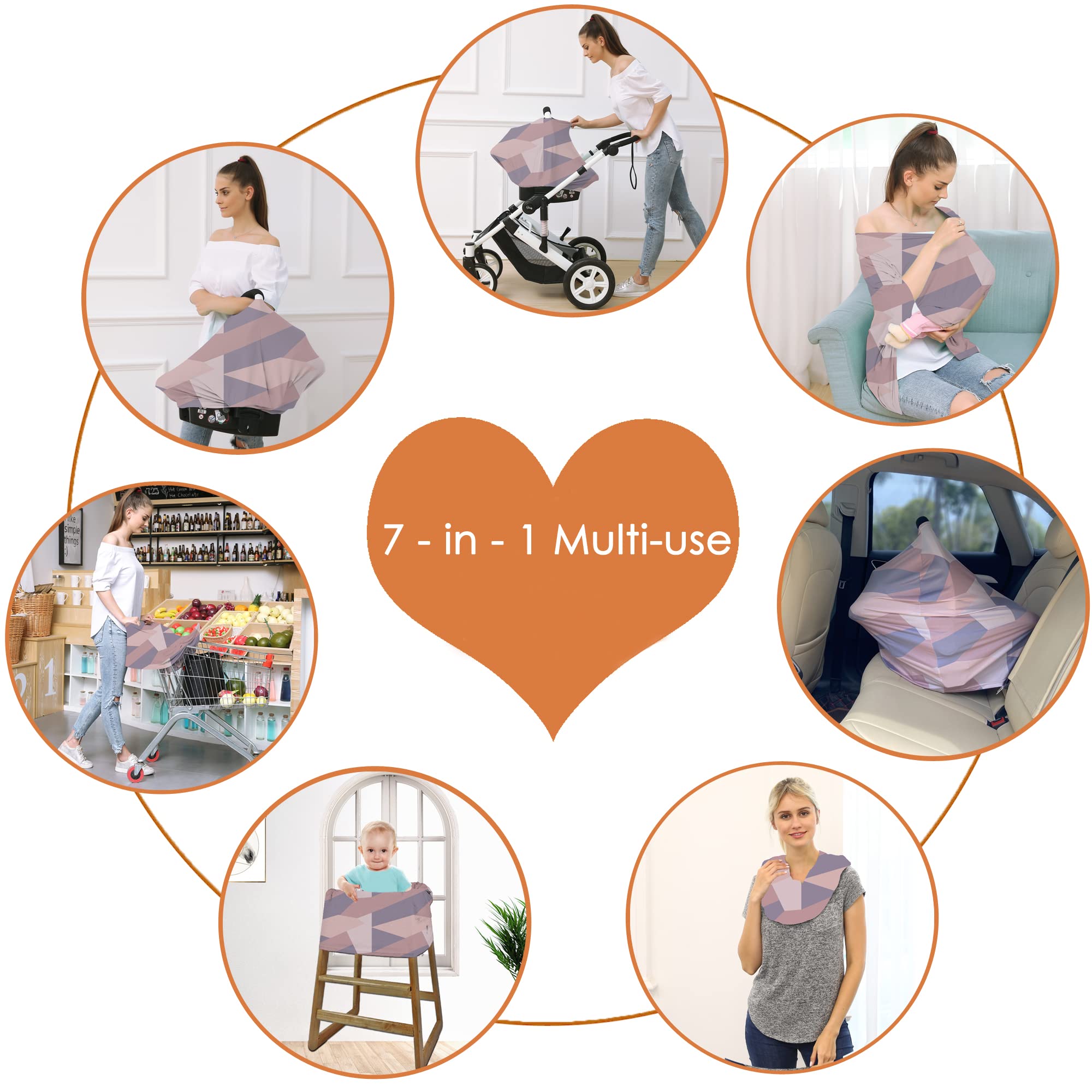 Hicoco baby pink multipurpose cover doubles as stroller and high chair shield.