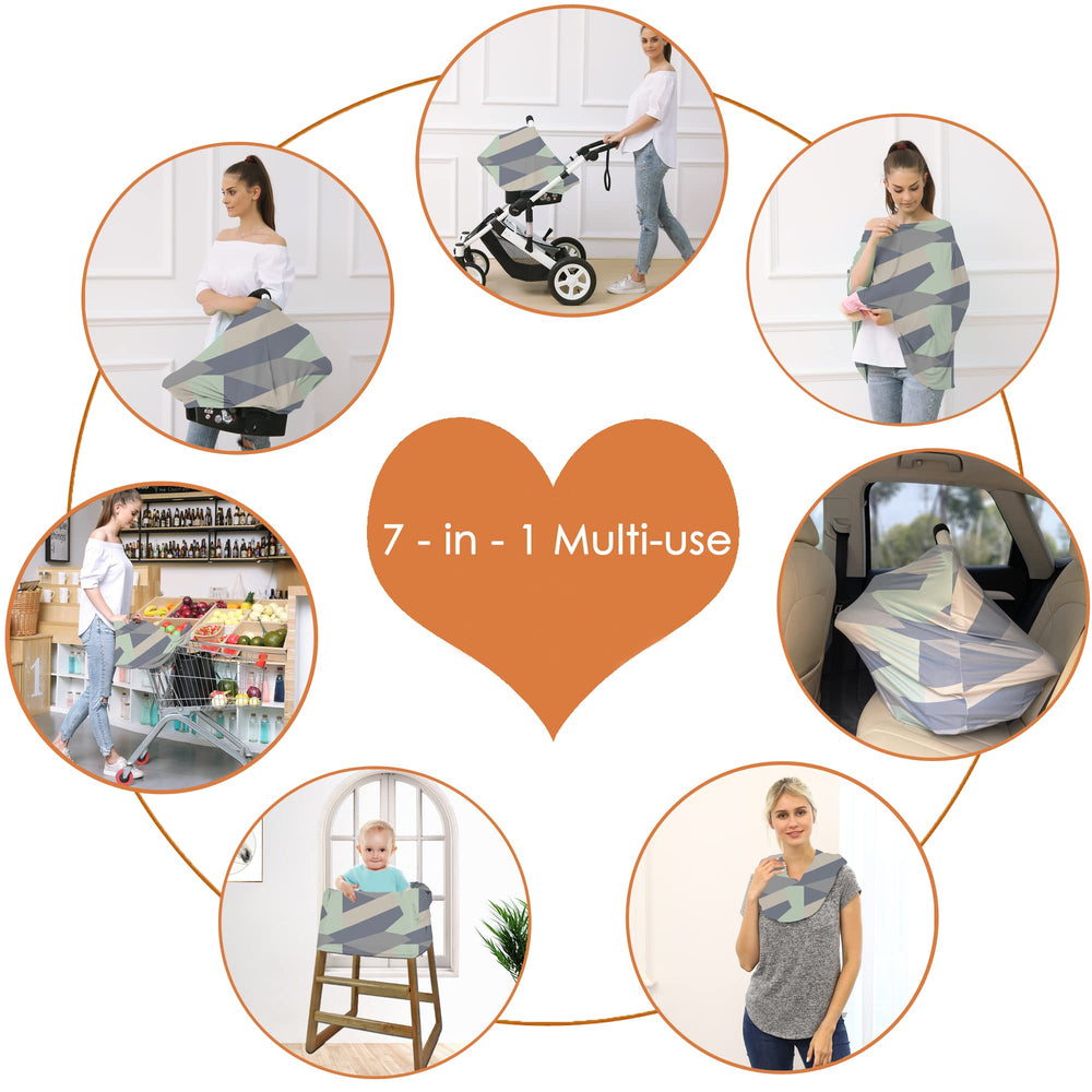 Hicoco shopping cart cover creates a clean, soft barrier for baby