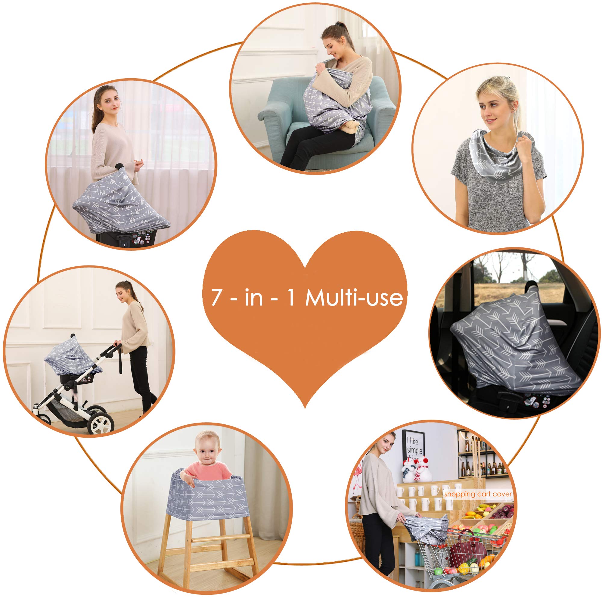 Hicoco shopping cart cover keeps baby comfy while shopping