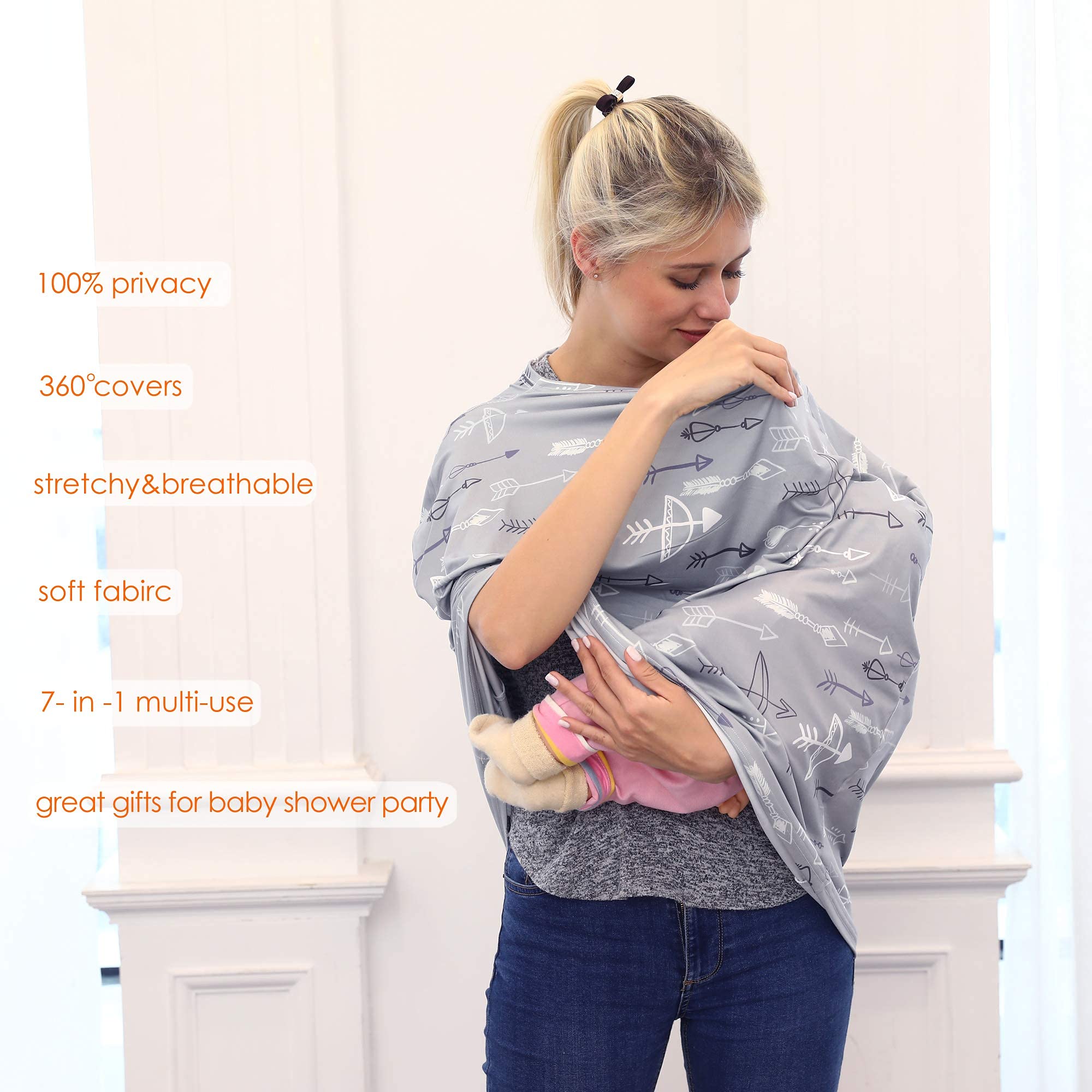 Hicoco stretchy car seat cover fits quickly without zippers