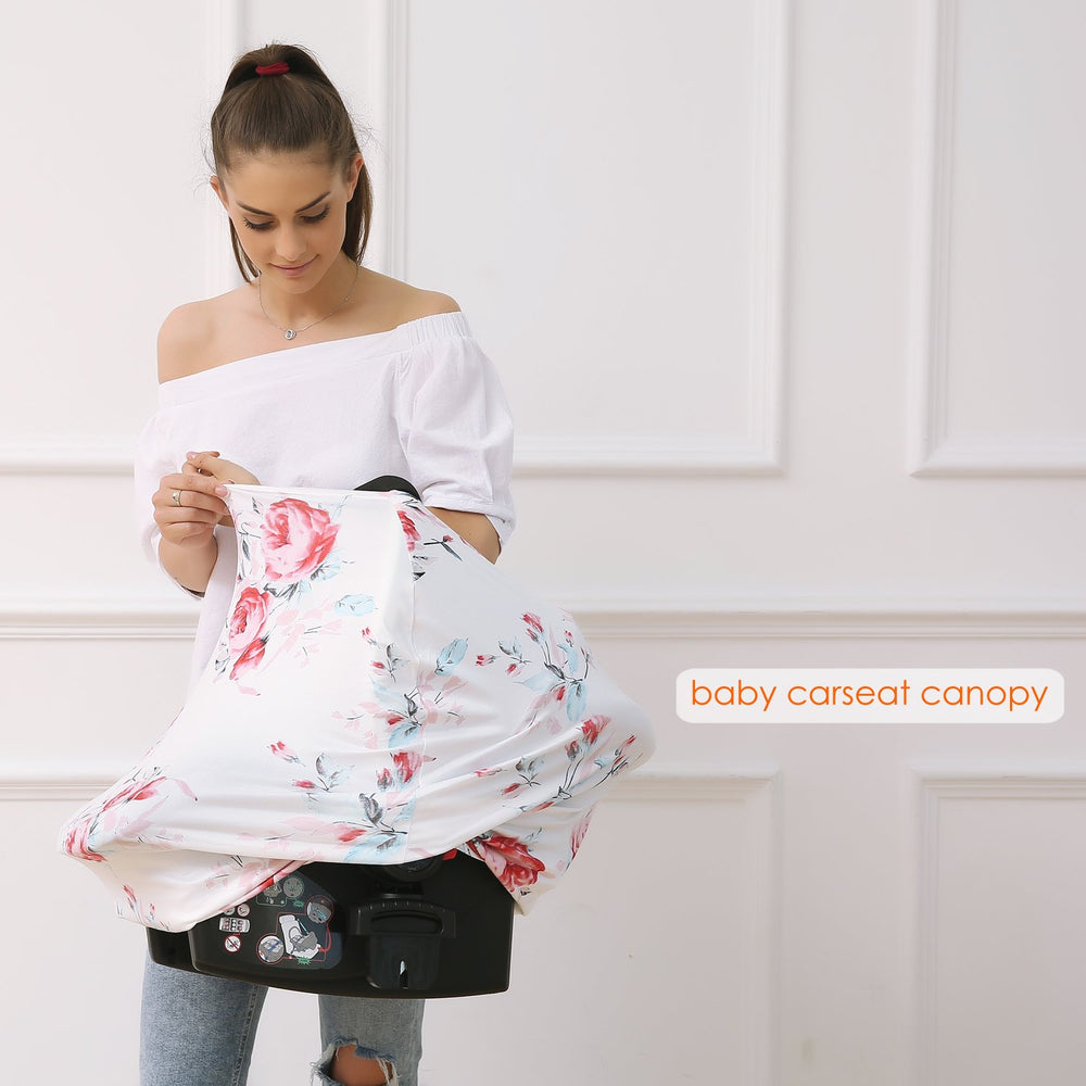 Hicoco stroller canopy protecting baby from sun during ride