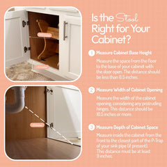 Hidden Helper toddler step stool at the kitchen sink for independent tasks