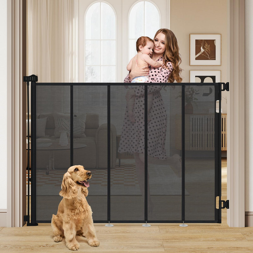 HIDODO 47in extra-tall gate with clear visibility for supervision