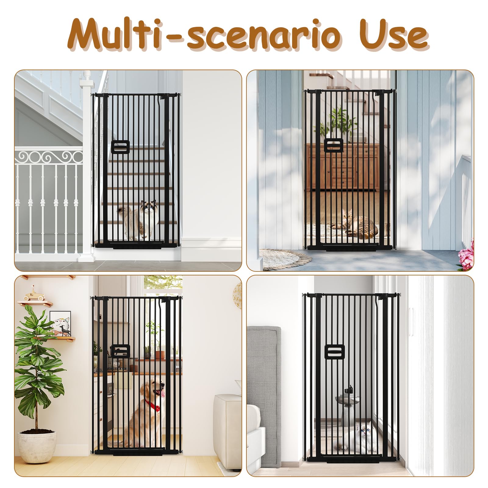 HIDOG black finish blends seamlessly with modern home decor.