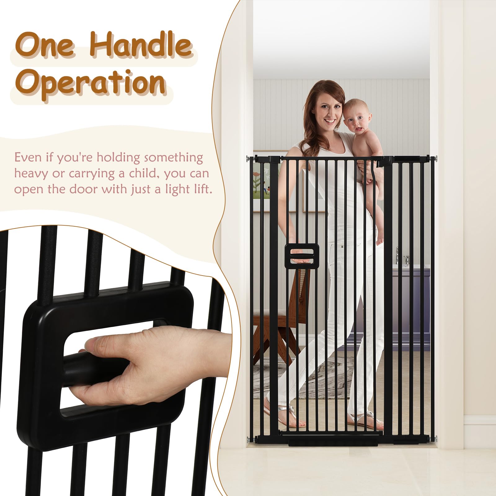 HIDOG reinforced steel construction provides durable barrier for pets.