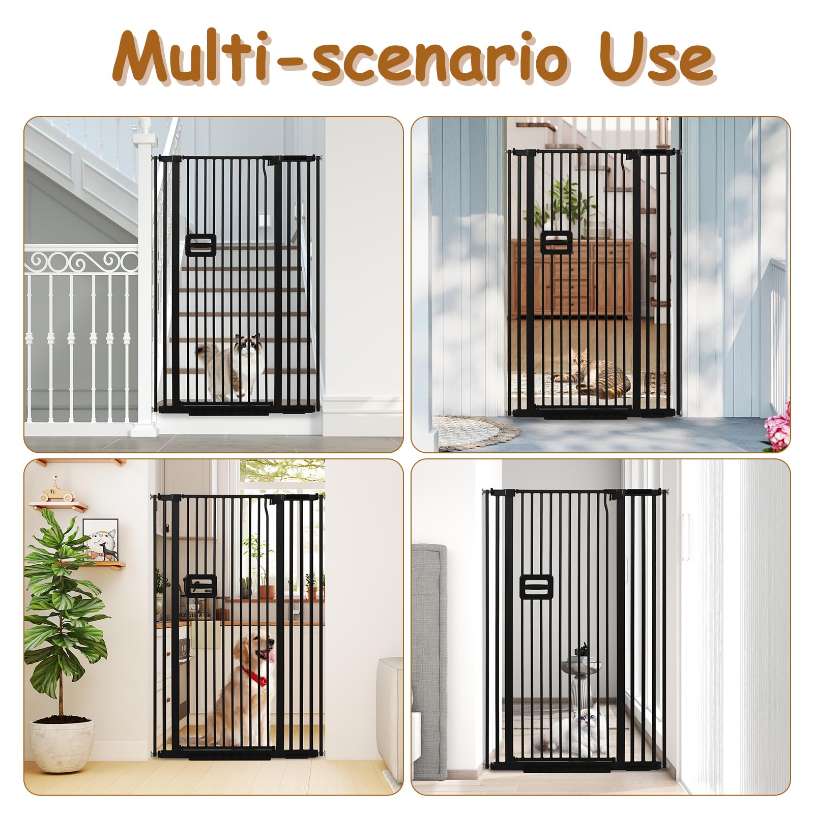 HIDOG versatile for stairs and doorways, ideal for multi-pet homes.