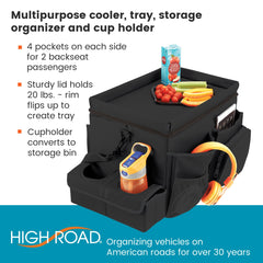 High Road CarHop insulated cooler compartment for snacks and drinks on trips