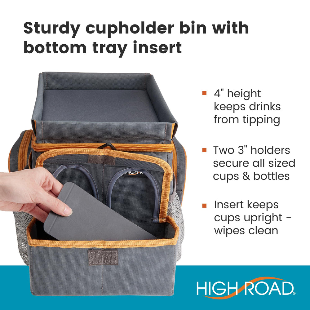 High Road CarHop sides down create a writing desk for on-the-road notes.