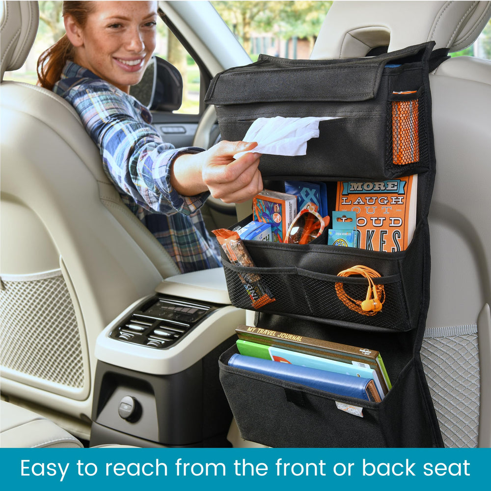 High Road Storage Organizer middle compartment organizes sanitizer and snacks
