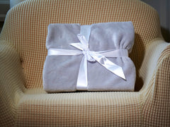 Higher Comfort Grateful Gray baby-in-use scene shows cozy swaddle-like warmth during cuddles.