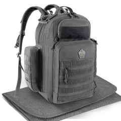 HighSpeedDaddy diaper-backpack-waterproof-bag keeps essentials dry during outdoor adventures