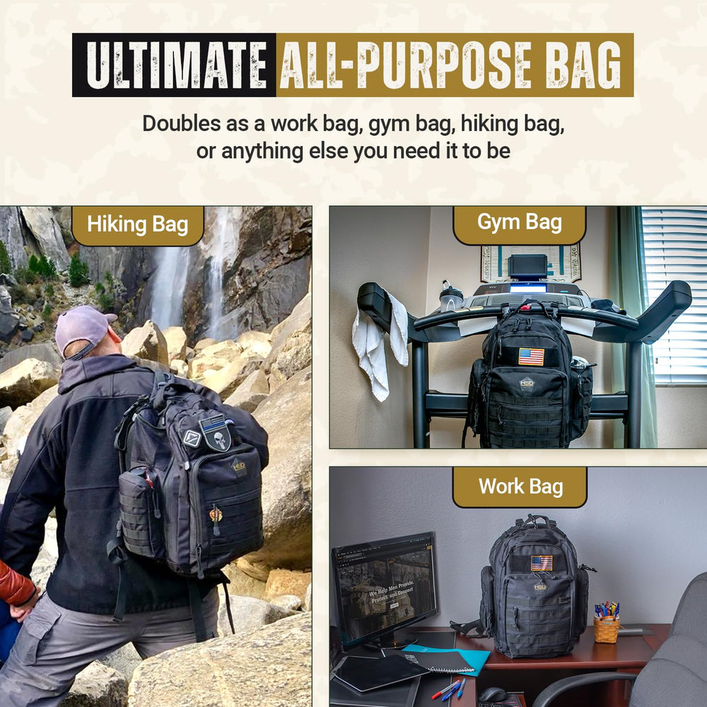 HighSpeedDaddy 32L capacity offers roomy storage for gear toys and essentials