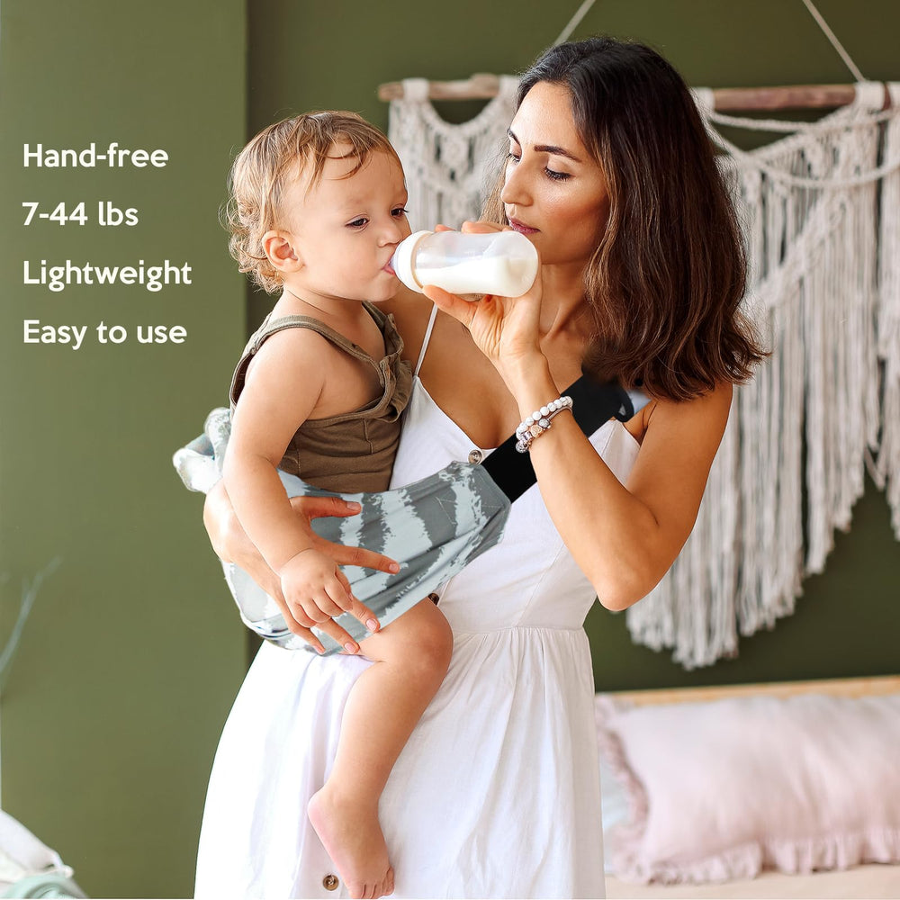 Hilabab Baby Sling on-the-go-use shows compact storage in a diaper bag.