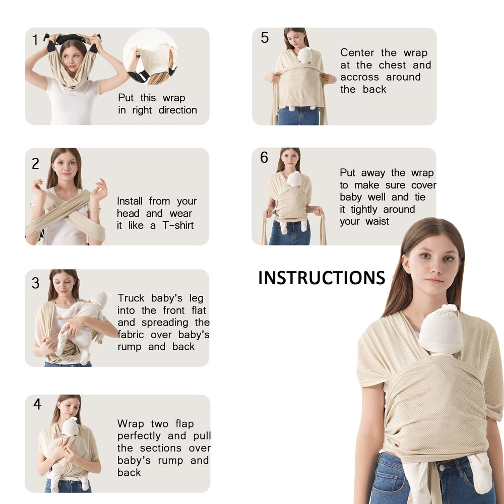 Hilabab Baby Warps Carrier summer outing keeps baby comfortable outdoors.