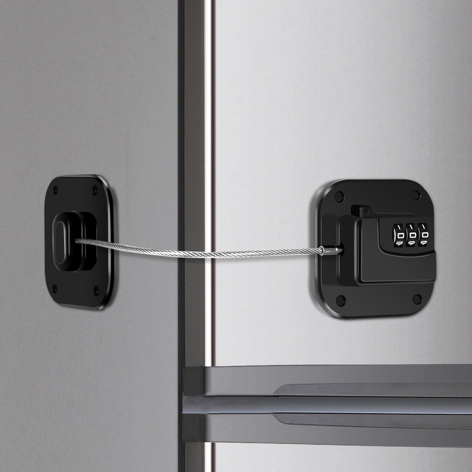 Himake refrigerator lock featuring durable steel construction for reliable kitchen cabinet security.