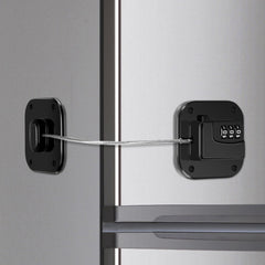 Himake refrigerator lock featuring durable steel construction for reliable kitchen cabinet security.