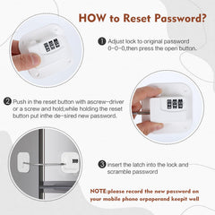 Himake refrigerator lock side angle highlights heavy-duty construction.