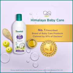 Himalaya Baby Hair Oil scalp massage demonstrating gentle routine for hair care.