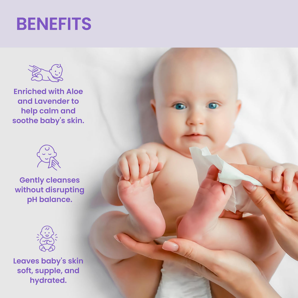 Himalaya wipes pH-balanced icon indicates skin-friendly cleansing