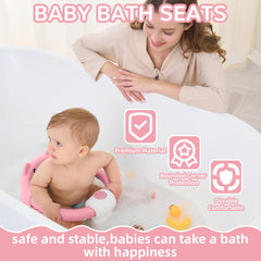 Himold bath seat close-up showing soft cushion for comfort
