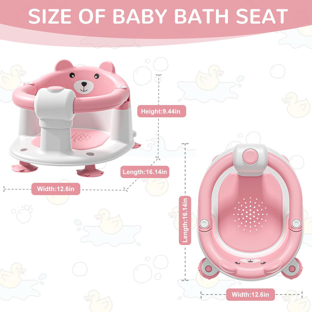 Himold bath seat used inside tub during bath time