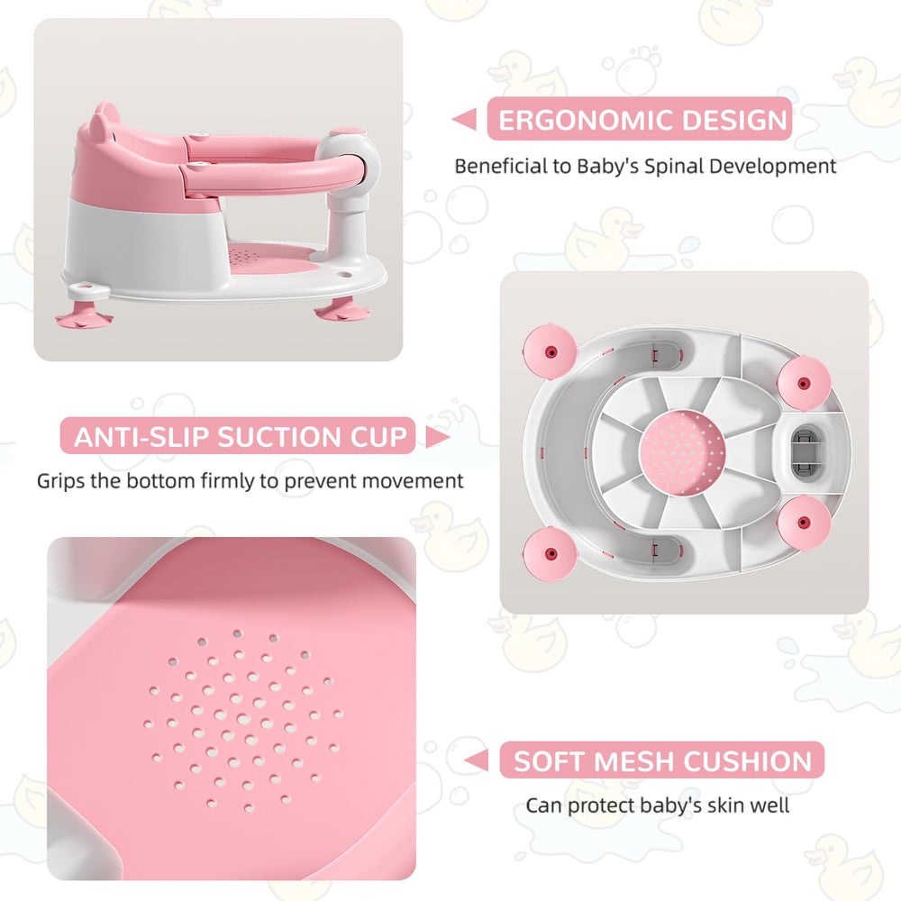 Himold bear-design bath seat adds playful appeal to bath time