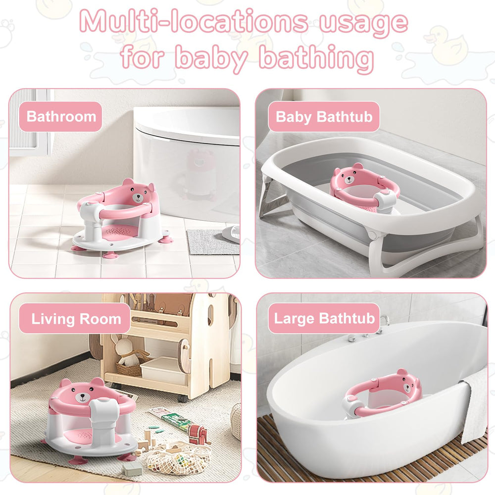 Himold travel-friendly bath seat ready for trips