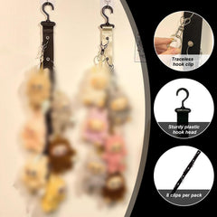 Hinbkenla plush toy display strap nylon-stainless construction enables durable daily use.