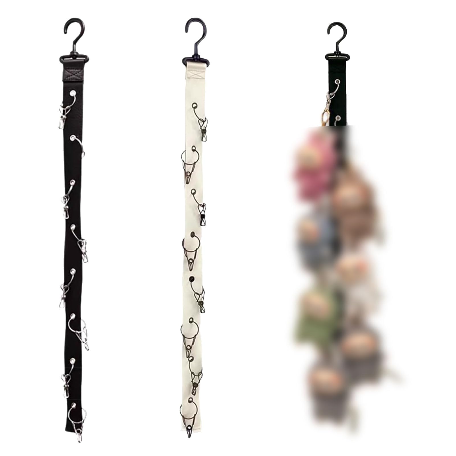 Hinbkenla plush toy display strap, 29-inch length, keeps dolls neatly visible.