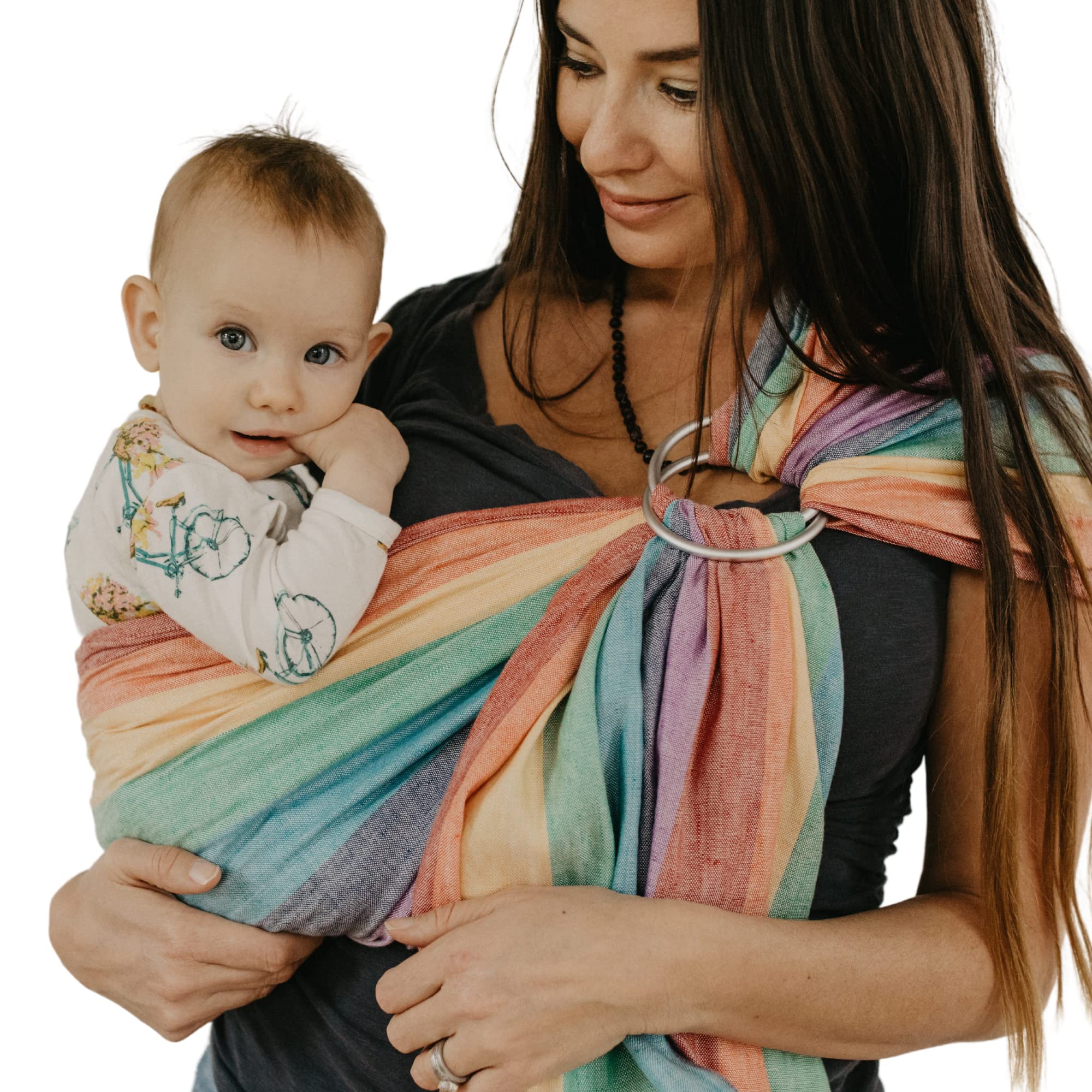 Hip Baby Wrap breathable cotton wrap keeps baby cool and snug