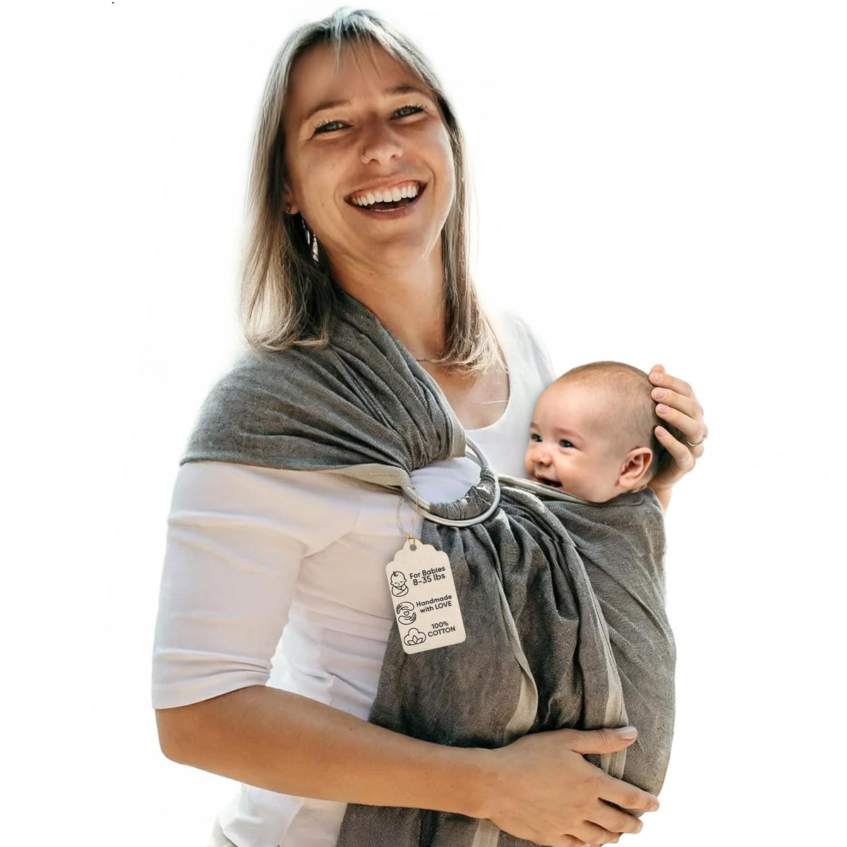 Hip Baby Wrap soft cotton fabric for gentle skin contact and all-day comfort.