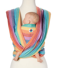 Hip Baby Wrap Summer Rainbow fabric shows breathable comfort for everyday wear.