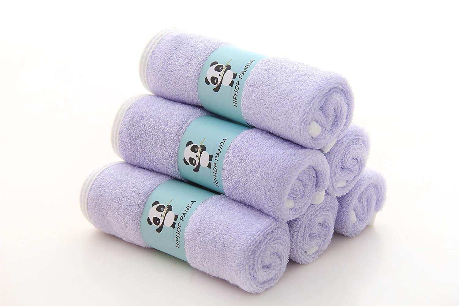 HIPHOP PANDA washcloths pack multiple towels for baby daily care