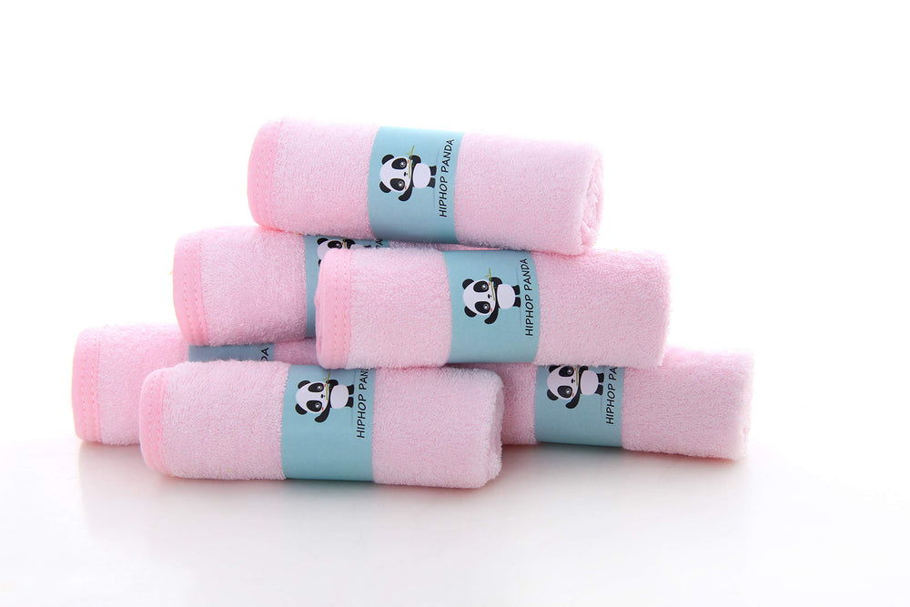 HIPHOP PANDA reusable pink wipes for everyday baby care
