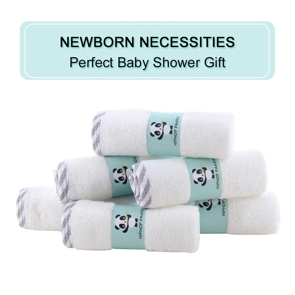 HIPHOP PANDA bamboo fiber close-up highlights plush softness and absorbency.