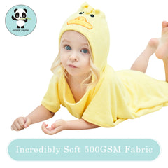 HIPHOP PANDA bamboo rayon two-layer towel highlights luxurious softness.