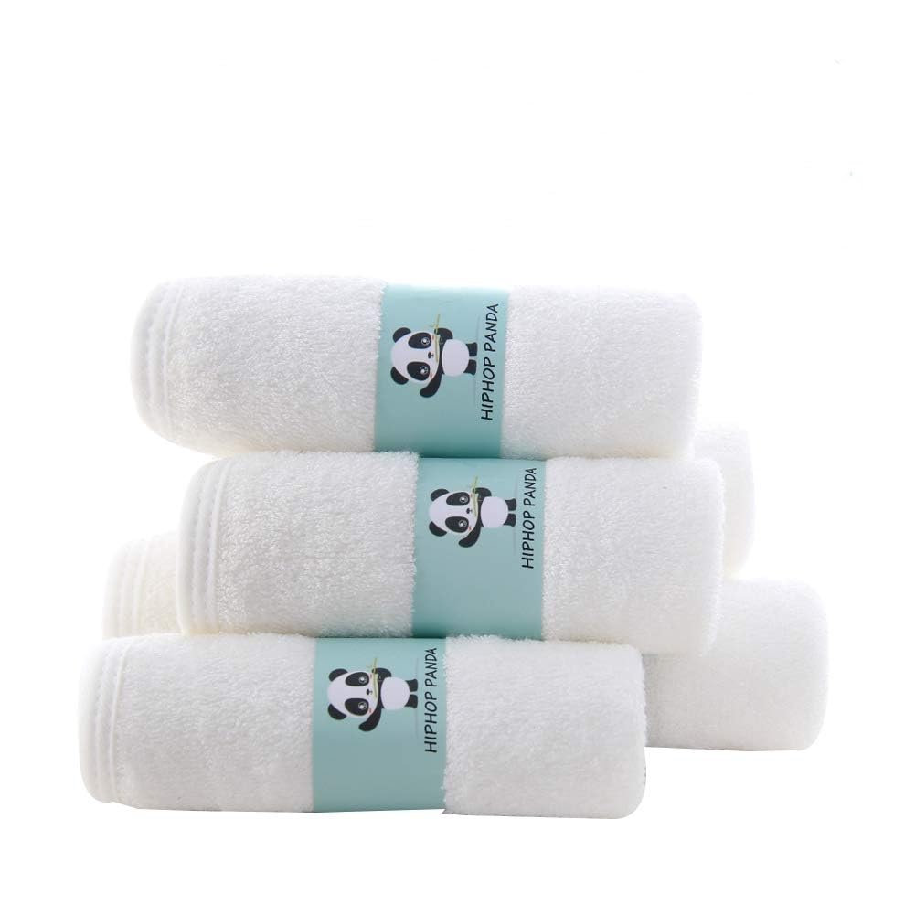 HIPHOP PANDA bamboo rayon washcloth with silky softness for newborn care.